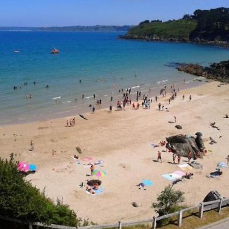 Les Hortensias Grande Tente Familiale Deux Chambres Et Sejour Vue Mer Sur Camping Nature Plestin-les-Grèves Kültér fotó